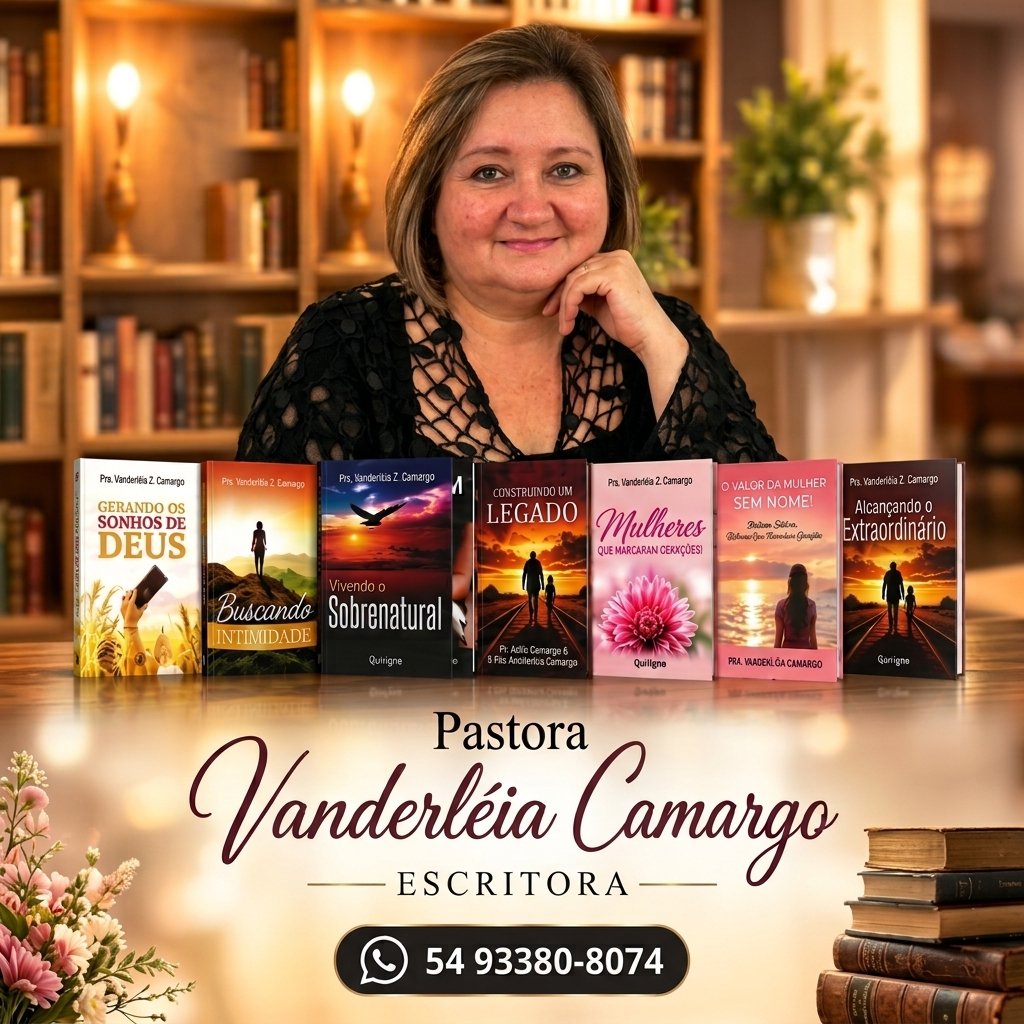 Vanderléia Camargo - Pastora e Escritora