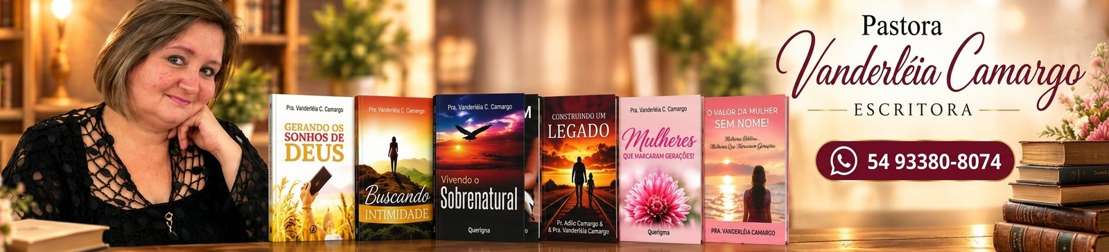 Vanderléia Camargo - Pastora e Escritora